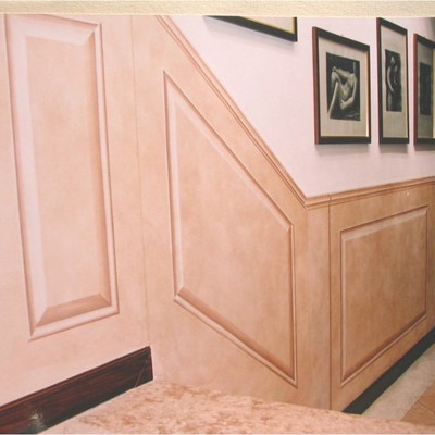 boiserie dipinta su parete casa privata Colognola ai Colli (VR)